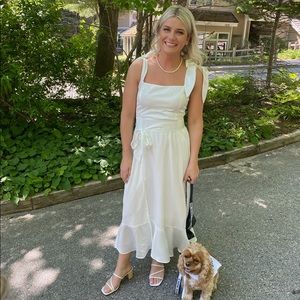 Show Me Your Mumu Garden Midi Dress - Ivory
